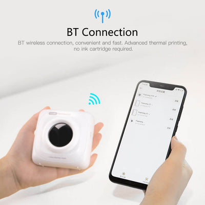 Pocket Portable Label Printer Home Bluetooth